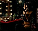 Fabian Perez La Trastienda II painting